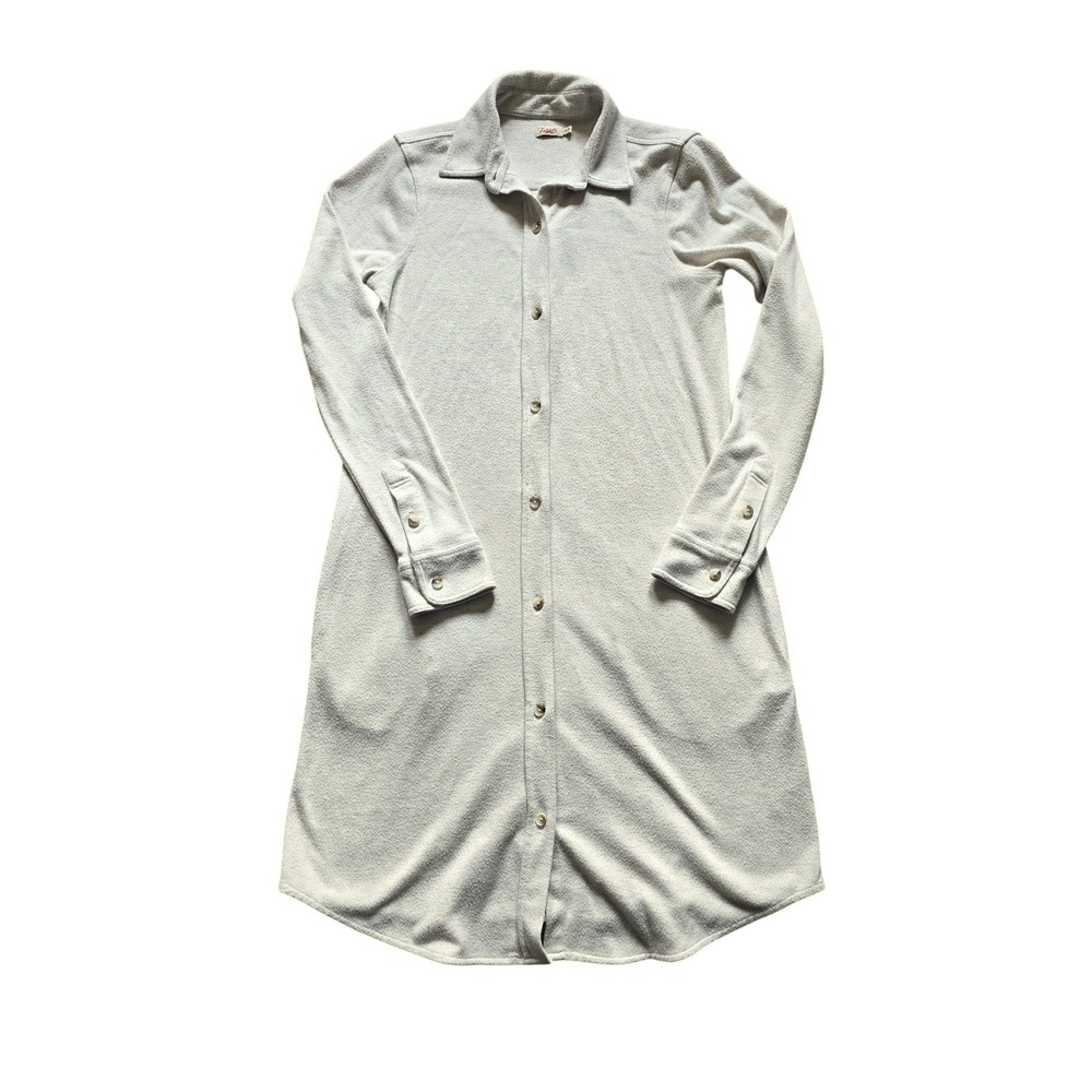 Faherty Legend Long Sleeve Sweater Dress Size Cream‎ XS